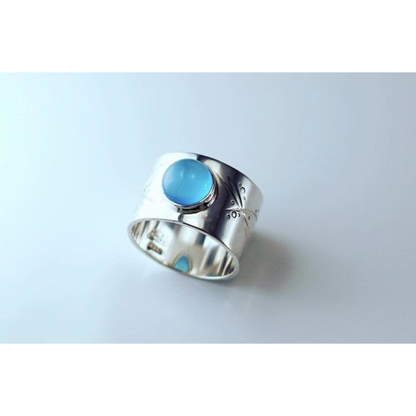 Blue Chalcedony Ring