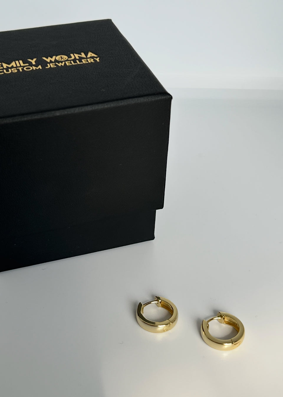 Yellow Gold Hoops