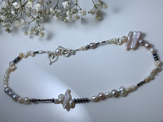 Mix pearl bead wrap bracelet /necklace